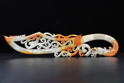 A Exquisite Hotan Jade Knife