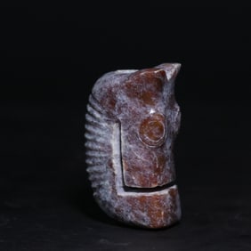 A Exquisite Archaic Jade Dragon Handheld Ornament