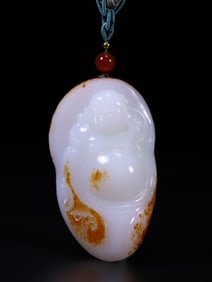 A Exquisite Hetian Jade Buddha's Hand Handheld Ornament