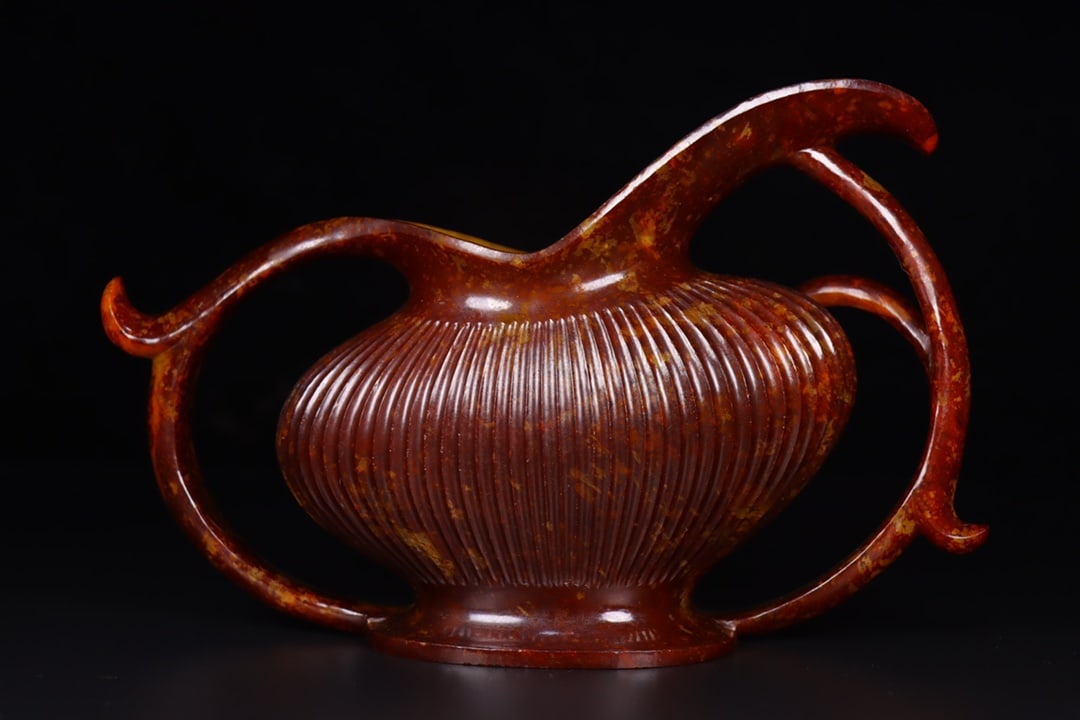 A Exquisite Hetian Jade Ewer - 6