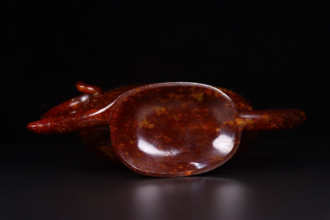 A Exquisite Hetian Jade Ewer - 9