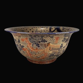 A Exquisite Enamel Cloisonne Phoenix Pattern Bowl