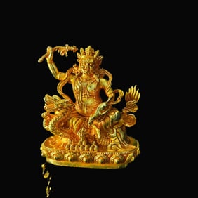 A Exquisite Gilt Bronze Buddha Statue