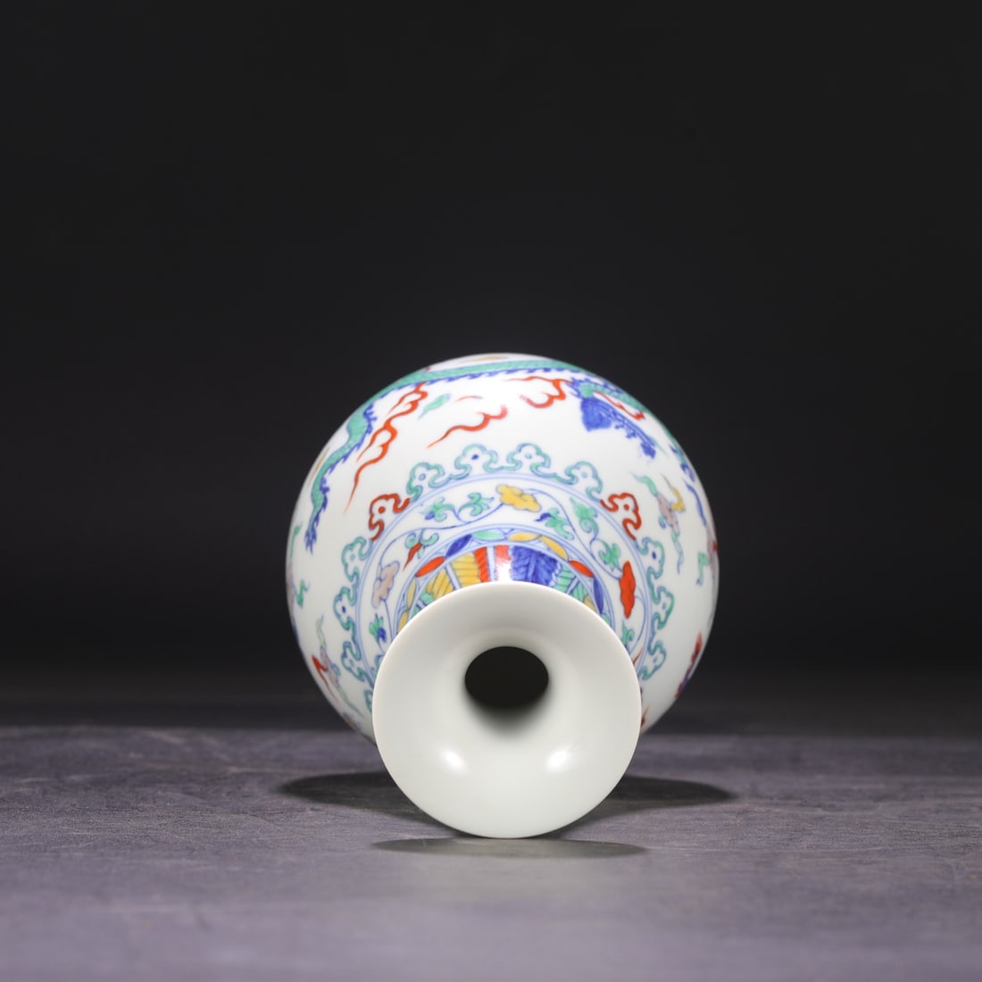 A Exquisite Doucai Dragon Pattern Vase - 5