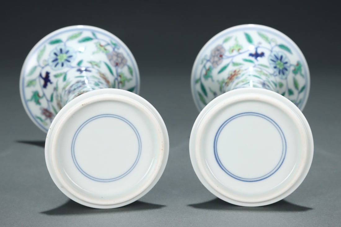 A Exquisite Doucai Lotus Pattern Flower Pattern Vase - 6