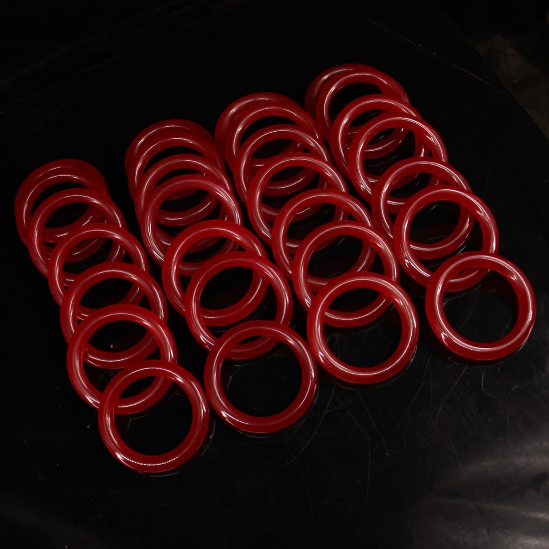 A Exquisite Jadeite Red Bracelets - 5