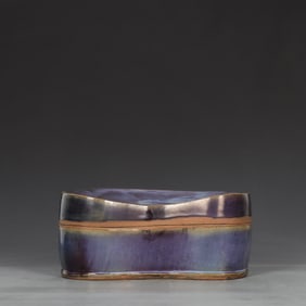 A Exquisite Jun Yao Grape-Purple Glazed Box