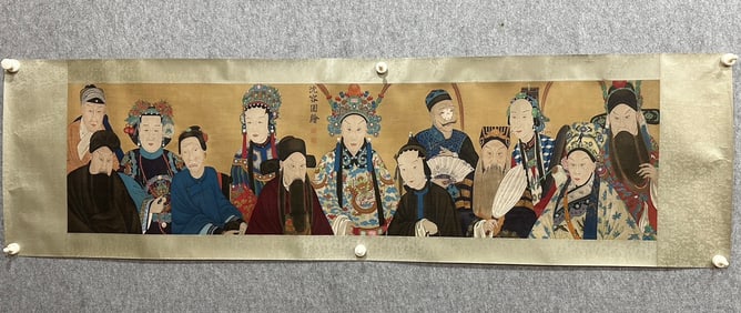 A Chinese Ink Figure Painting on Paper