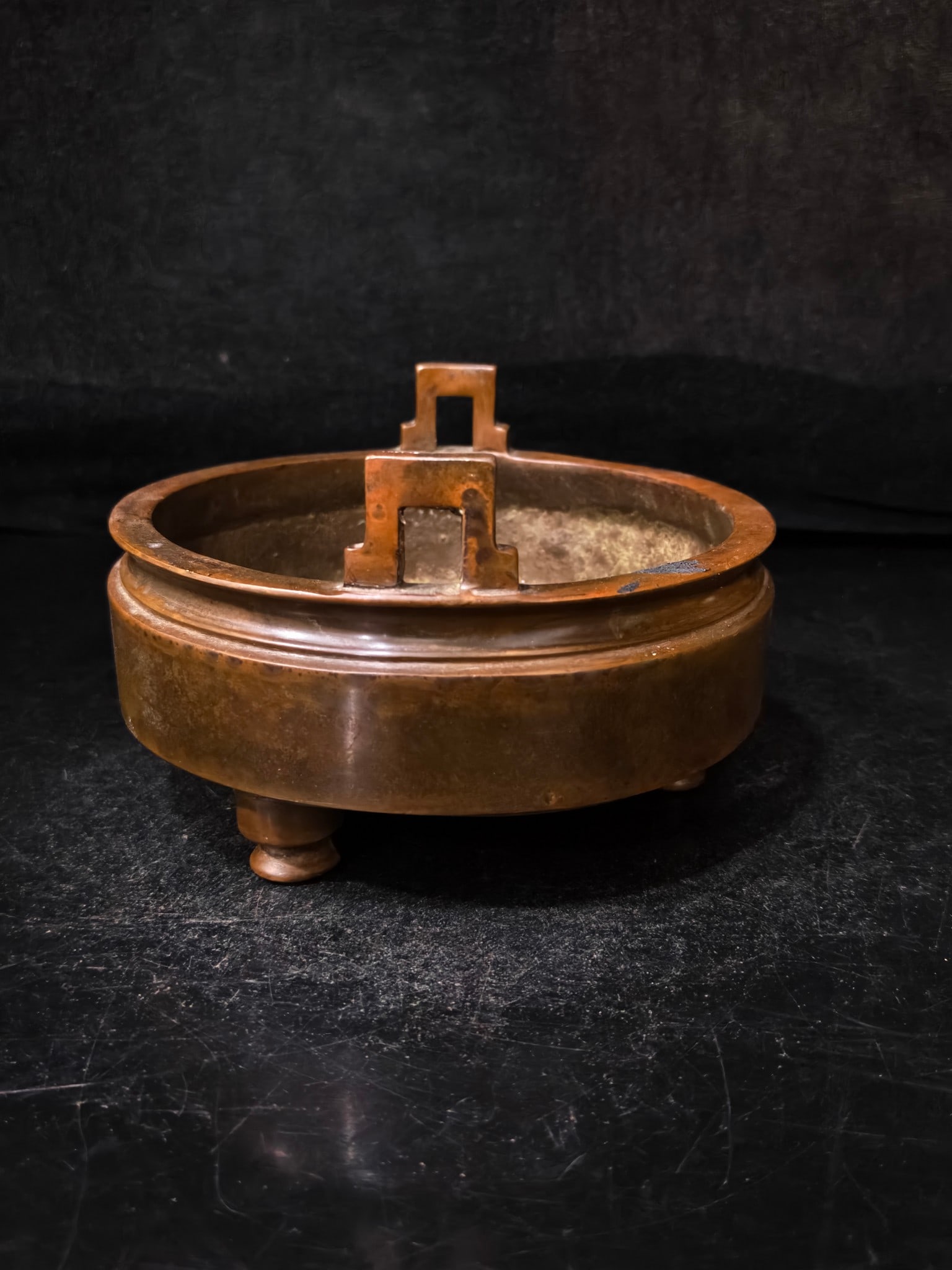 A Exquisite Bronze Tripod Censer - 2