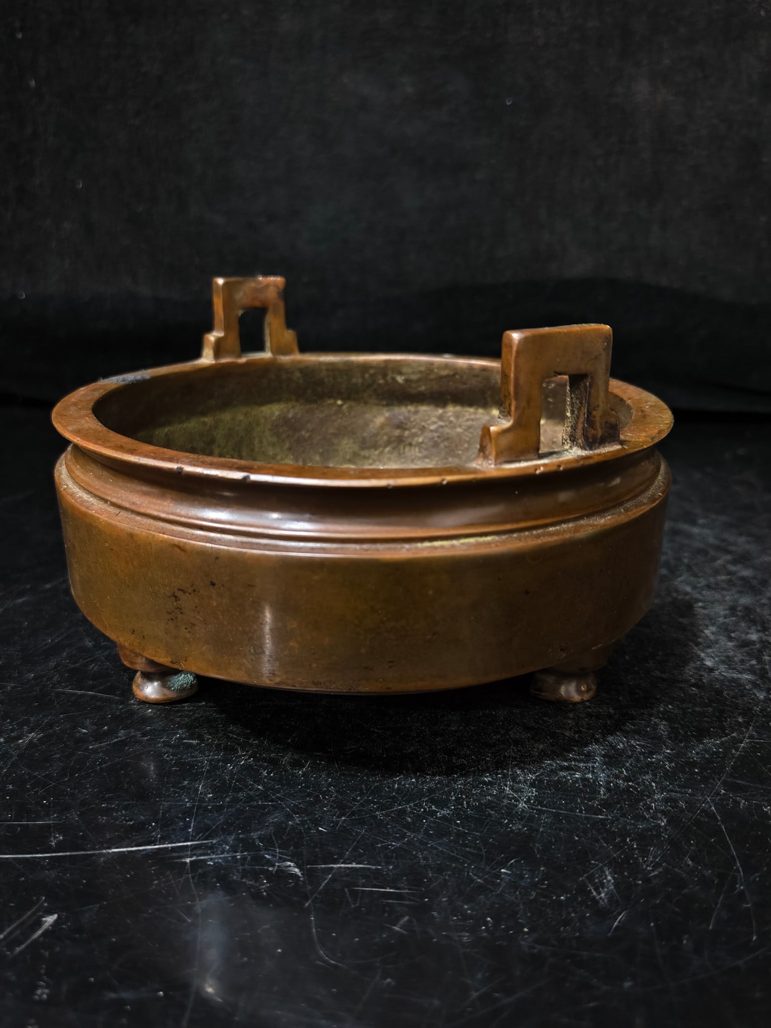 A Exquisite Bronze Tripod Censer - 6