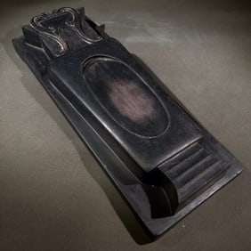 A Rare Vase-Shaped Inkstone