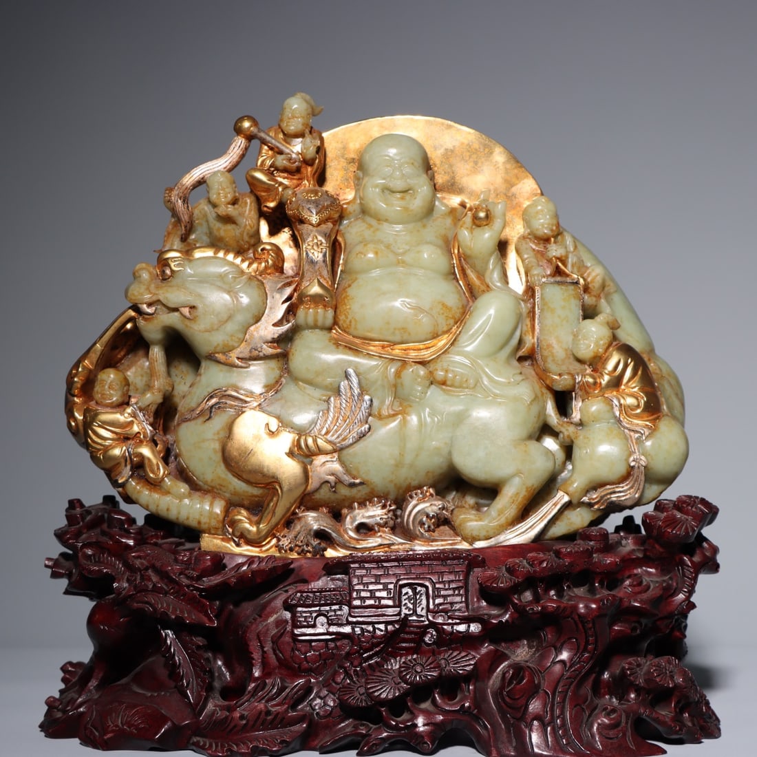 A Exquisite Hetian Jade Human Figure Ornament (1 of 16)