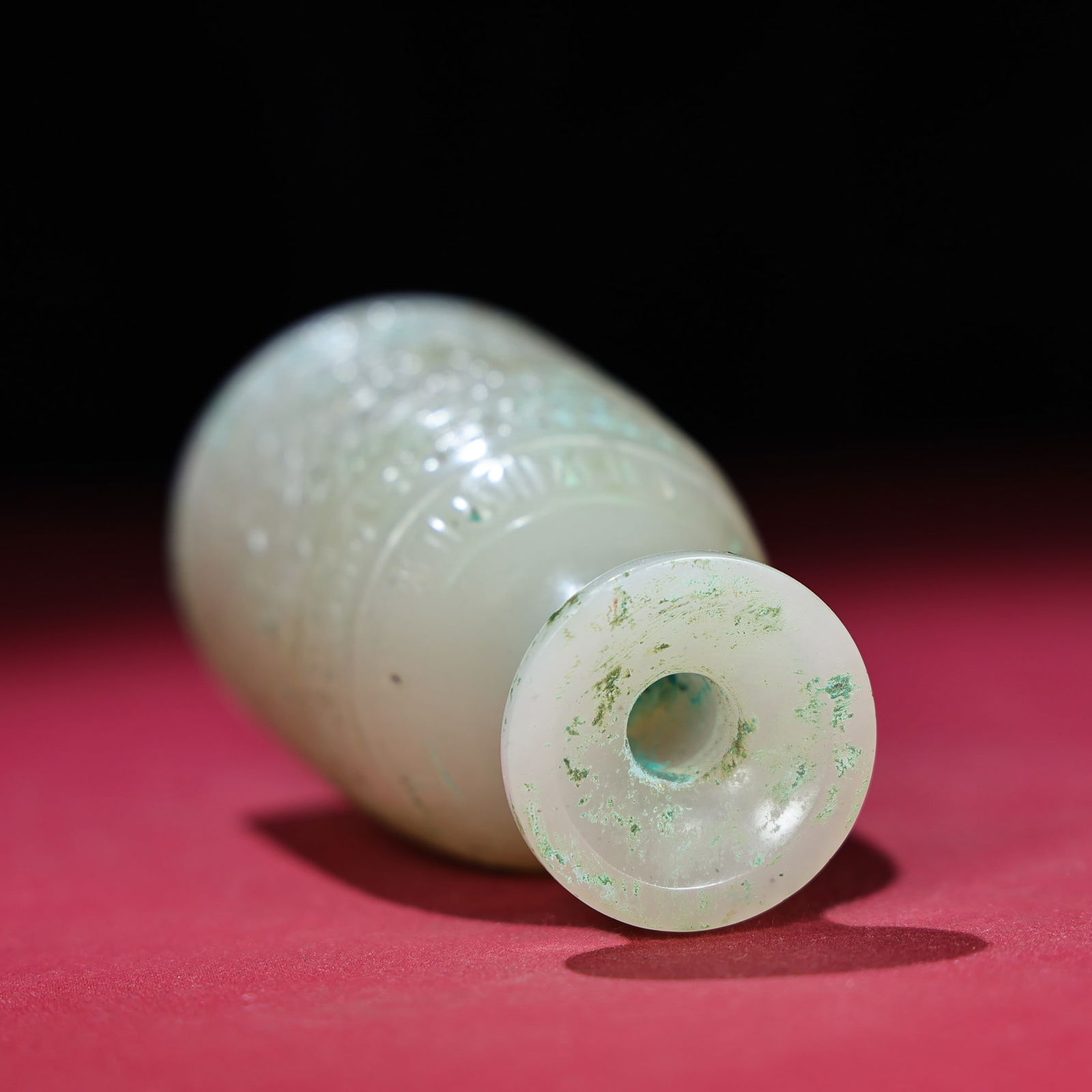 An Exquisite White Jade Ruyi Pattern Cup - 8