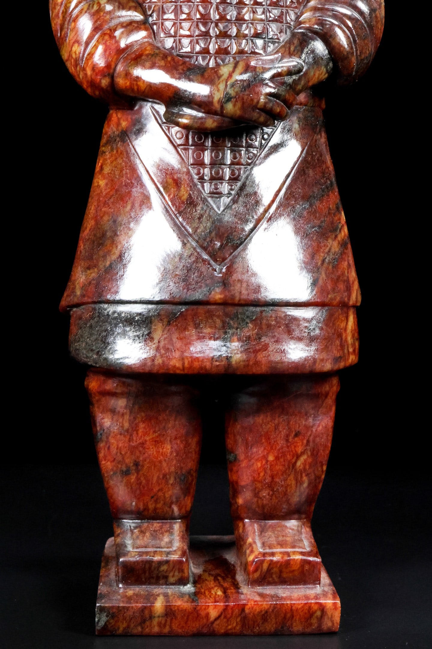 An Exquisite White Jade Figure Ornament - 6