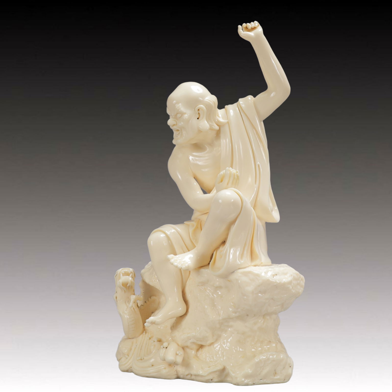 A Exquisite Ding yao Buddha statue - 5