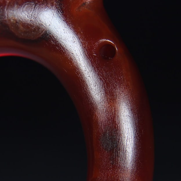 An Exquisite Agate Dragon Pendant - 4