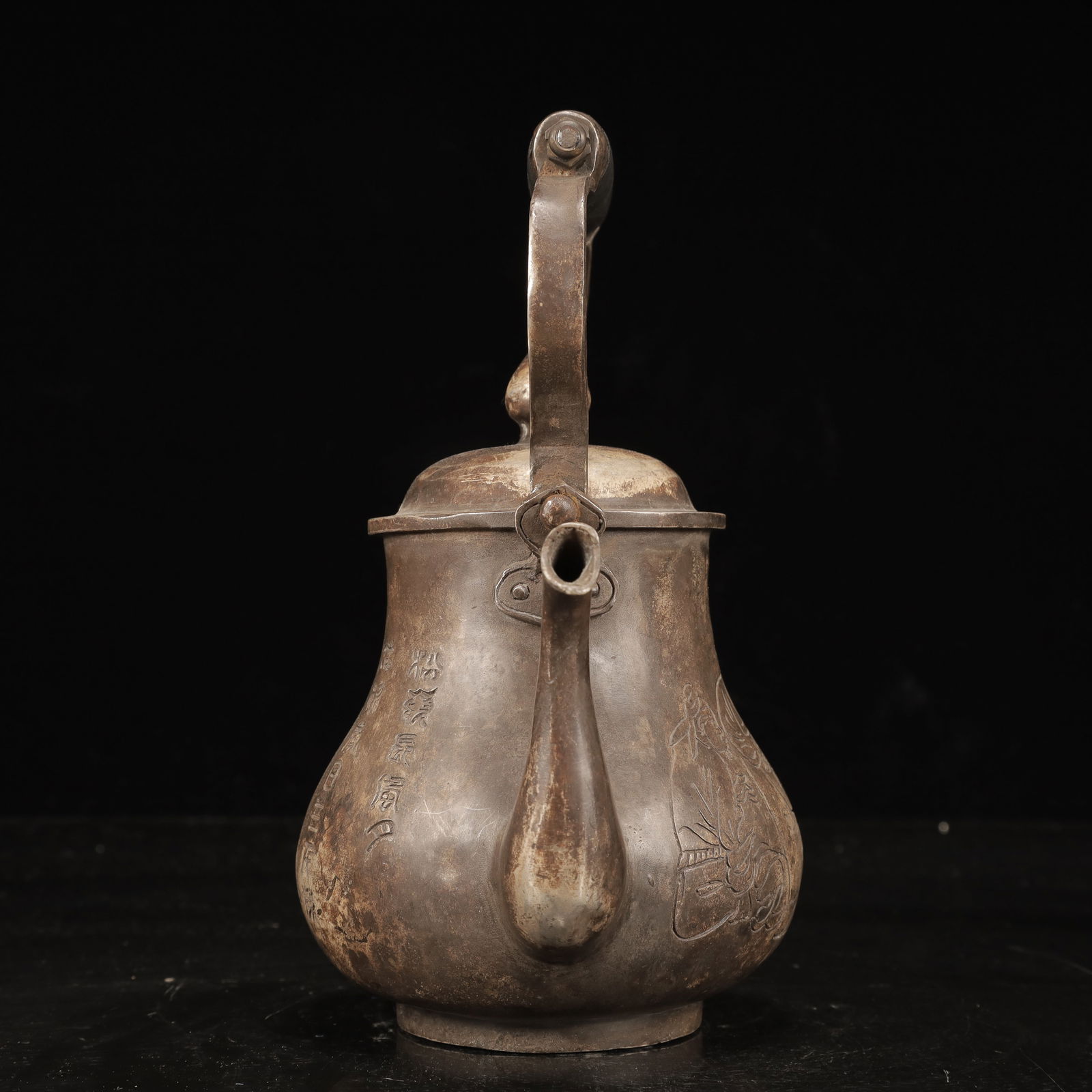 An Exquisite Silver Figure Pattern Ewer - 5