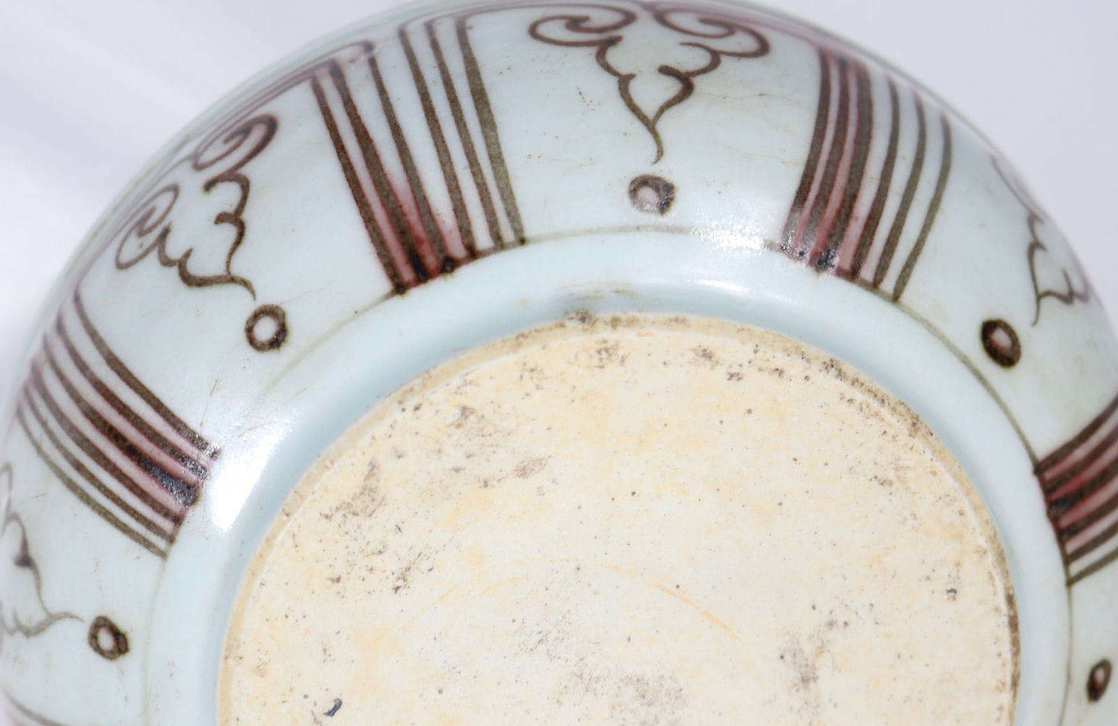 An Exquisite Underglaze-Red Flower Pattern Ornament - 8