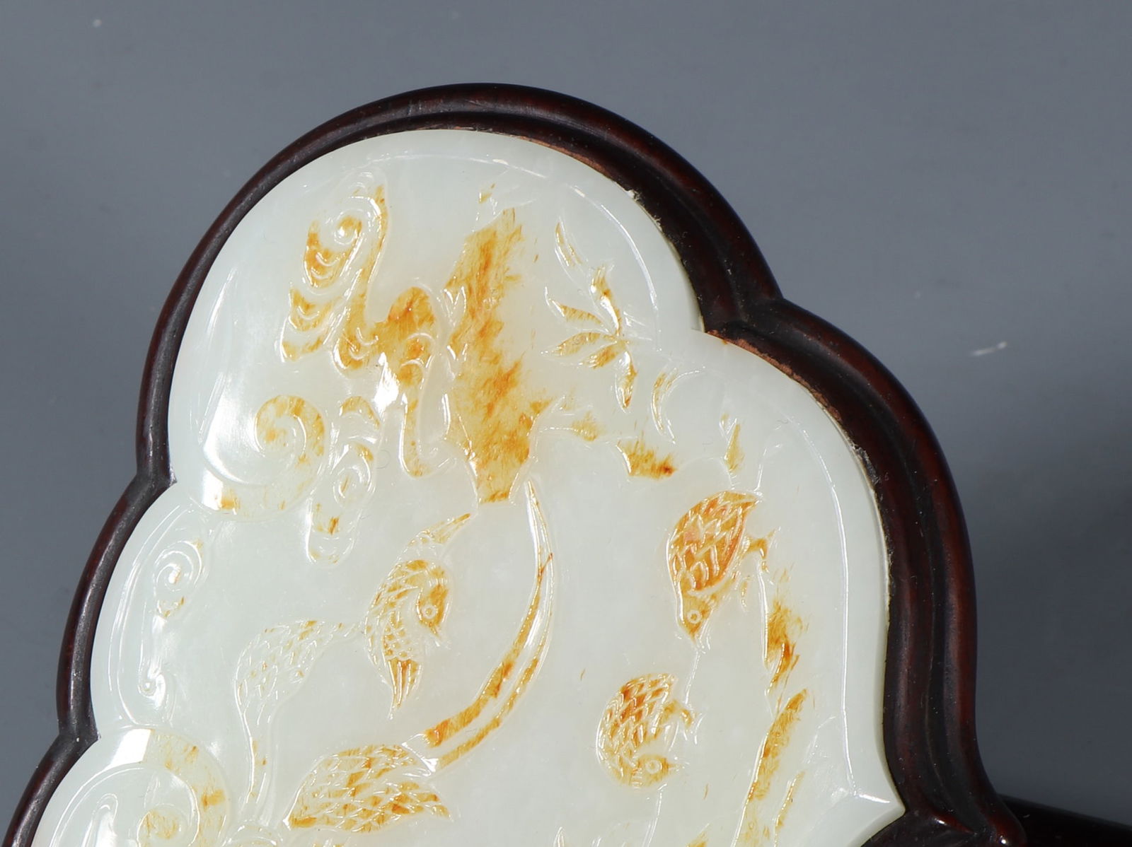 An Exquisite White Jade Phoenix Pattern Ruyi - 4