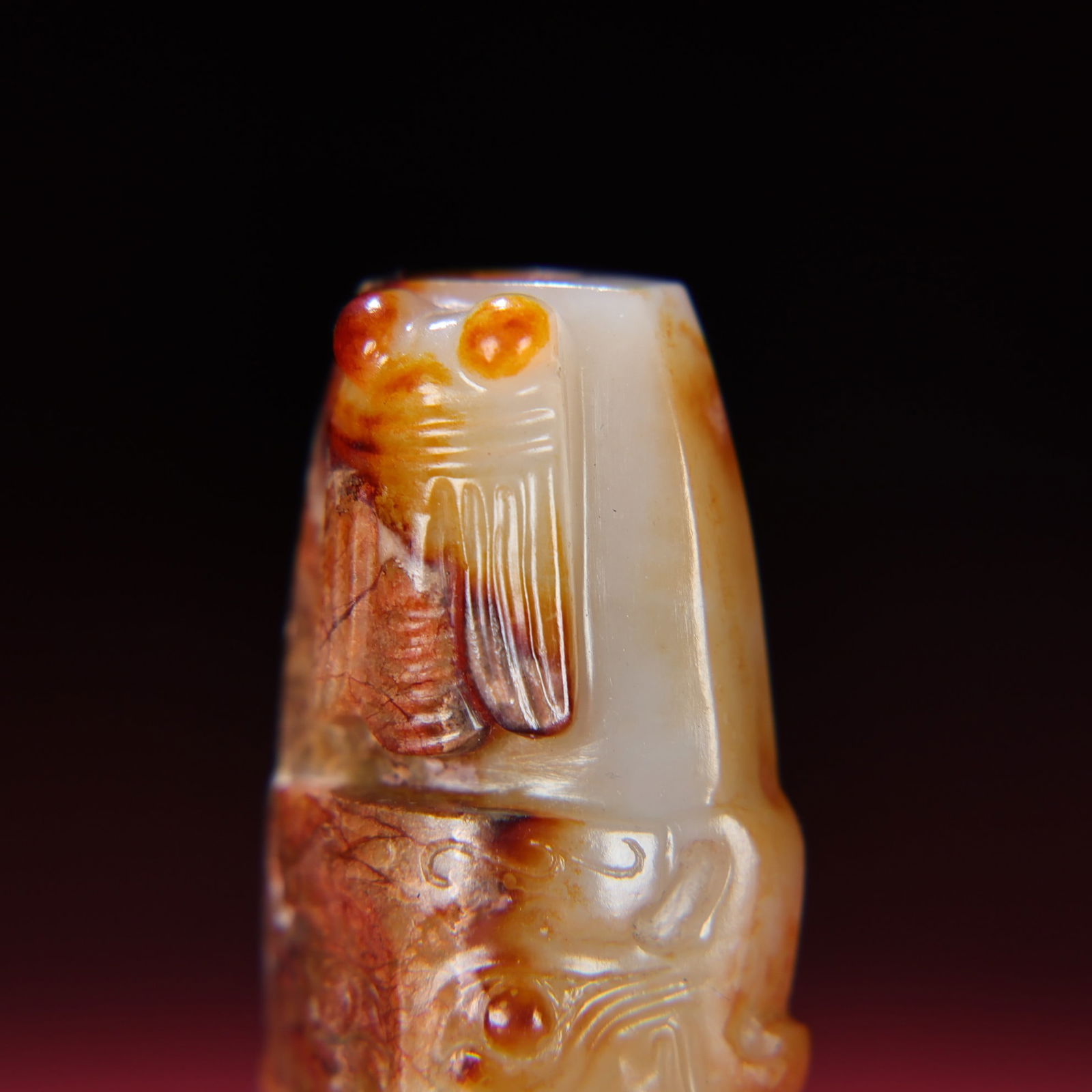 An Exquisite White Jade Dragon Pattern Pendant - 4