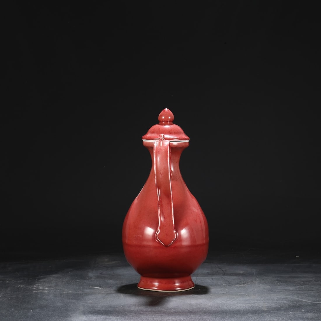 An Exquisite Ruby red-Glazed Ewer - 6