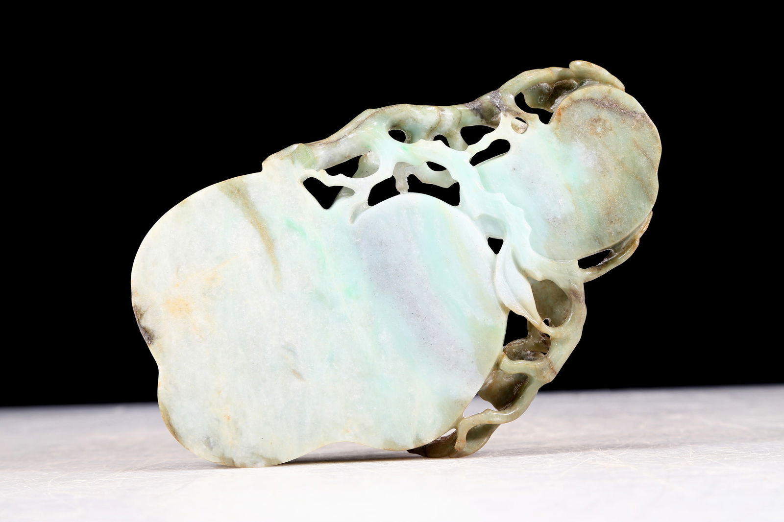 An exquisite jade ganoderma brush washer - 6