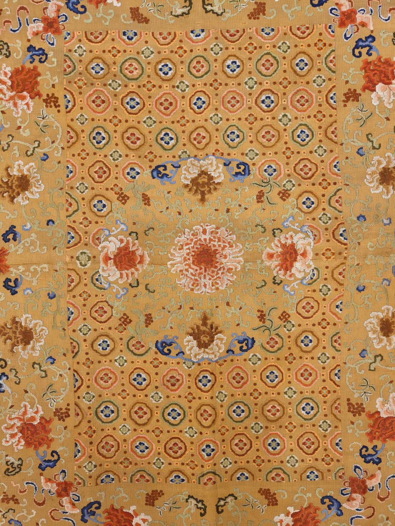 Nasha Embroidery Wrapped Branches Lotus Flower Cushion (1 of 7)