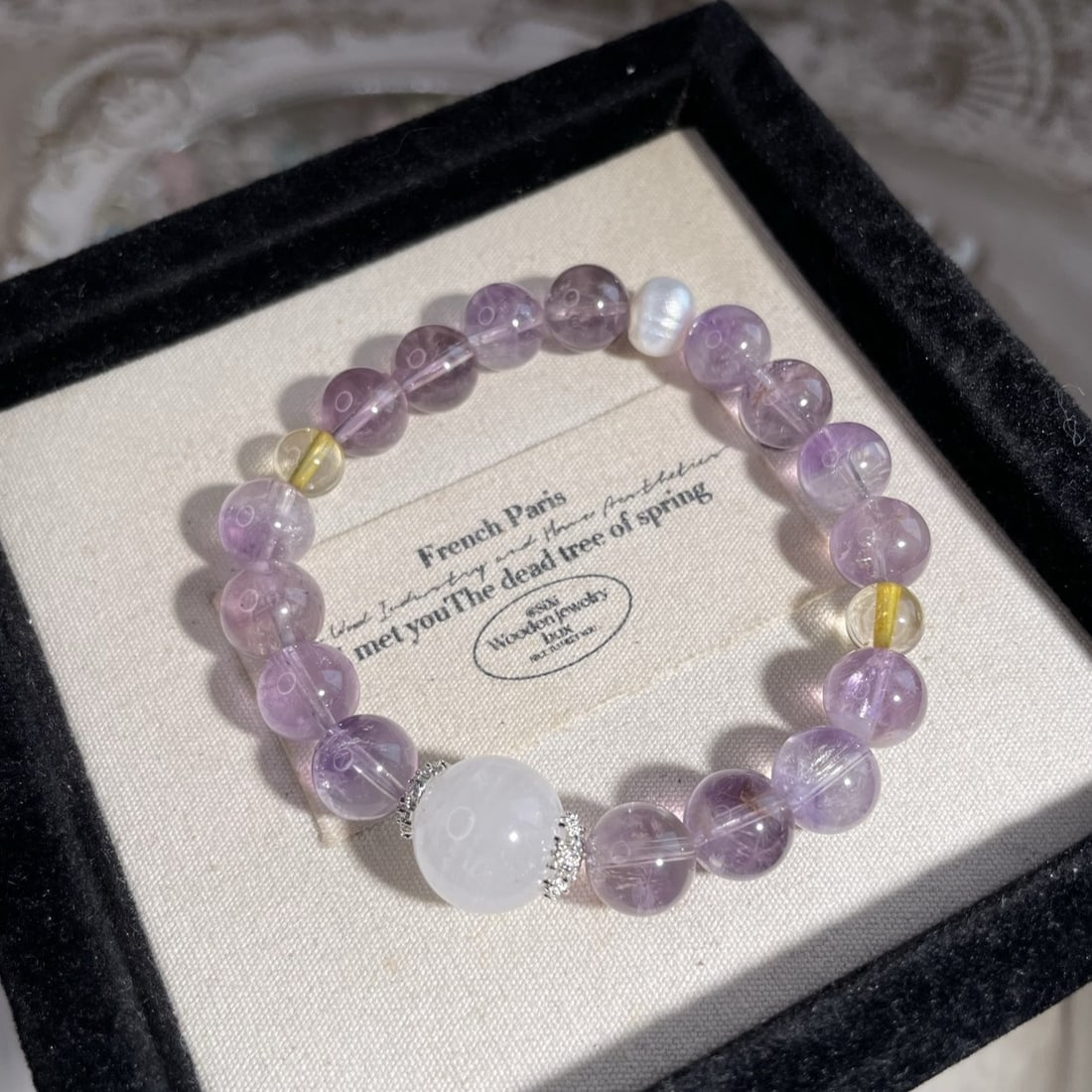 An Exquisite Crystal Bracelet: An Exquisite Crystal Bracelet,Size:0.4in 水晶手串
