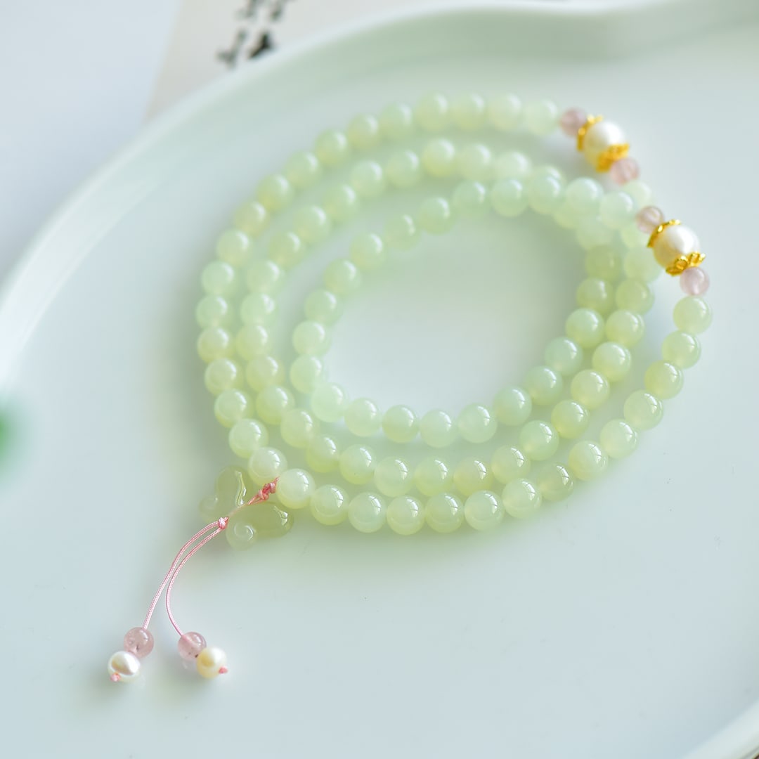 An Exquisite White Jade Bracelets - 4