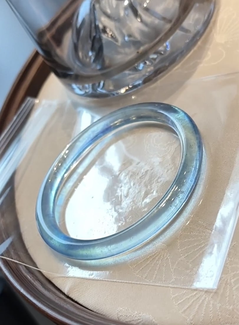 An Exquisite Aquamarine Bracelets: An Exquisite Aquamarine Bracelets,Size:2.3inx0.3inx0.3in,Weight:22g 海蓝宝手镯