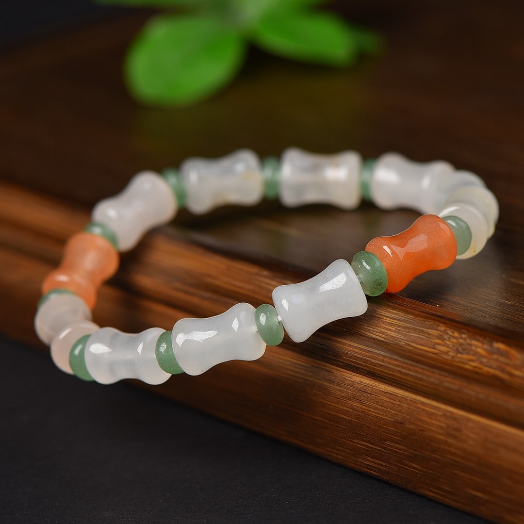 An Exquisite White Jade Bracelets - 4