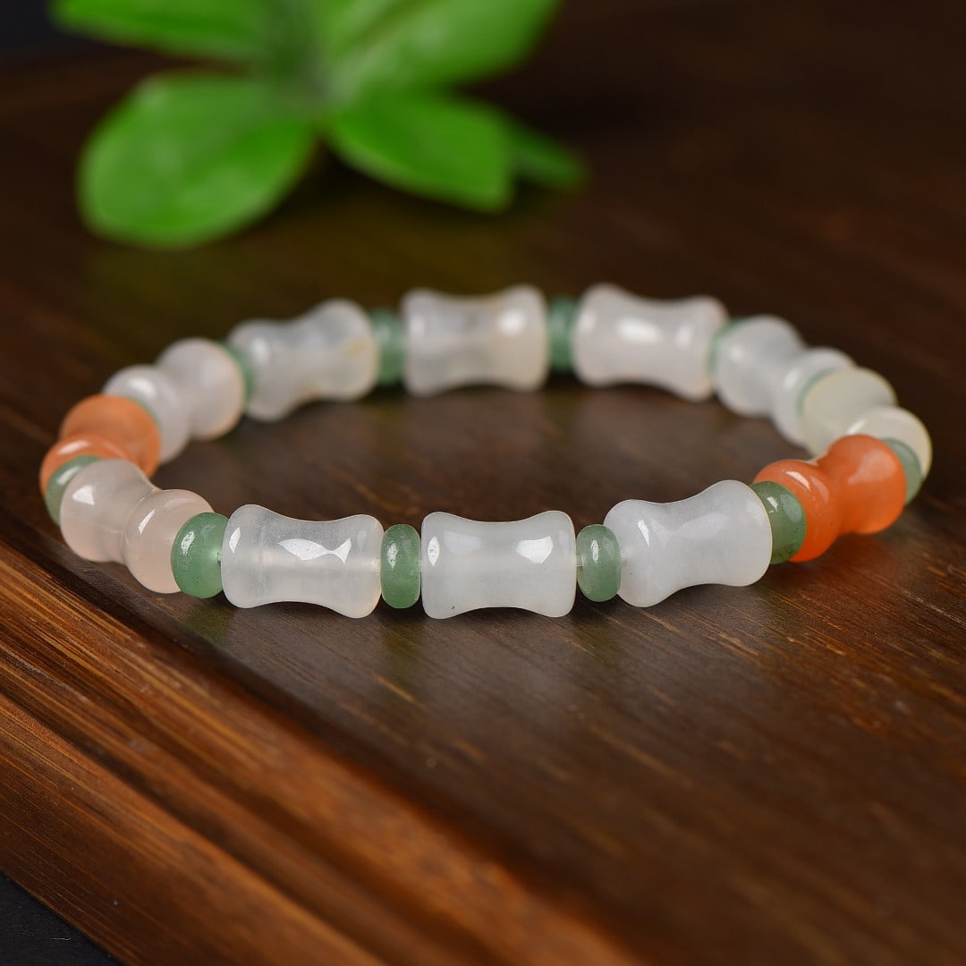 An Exquisite White Jade Bracelets - 5