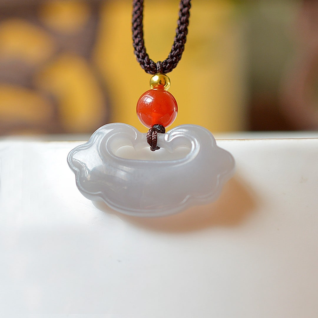 An Exquisite Greenish Jade Pendant: An Exquisite Greenish Jade Pendant,Size:0.6inx1in 青玉挂件