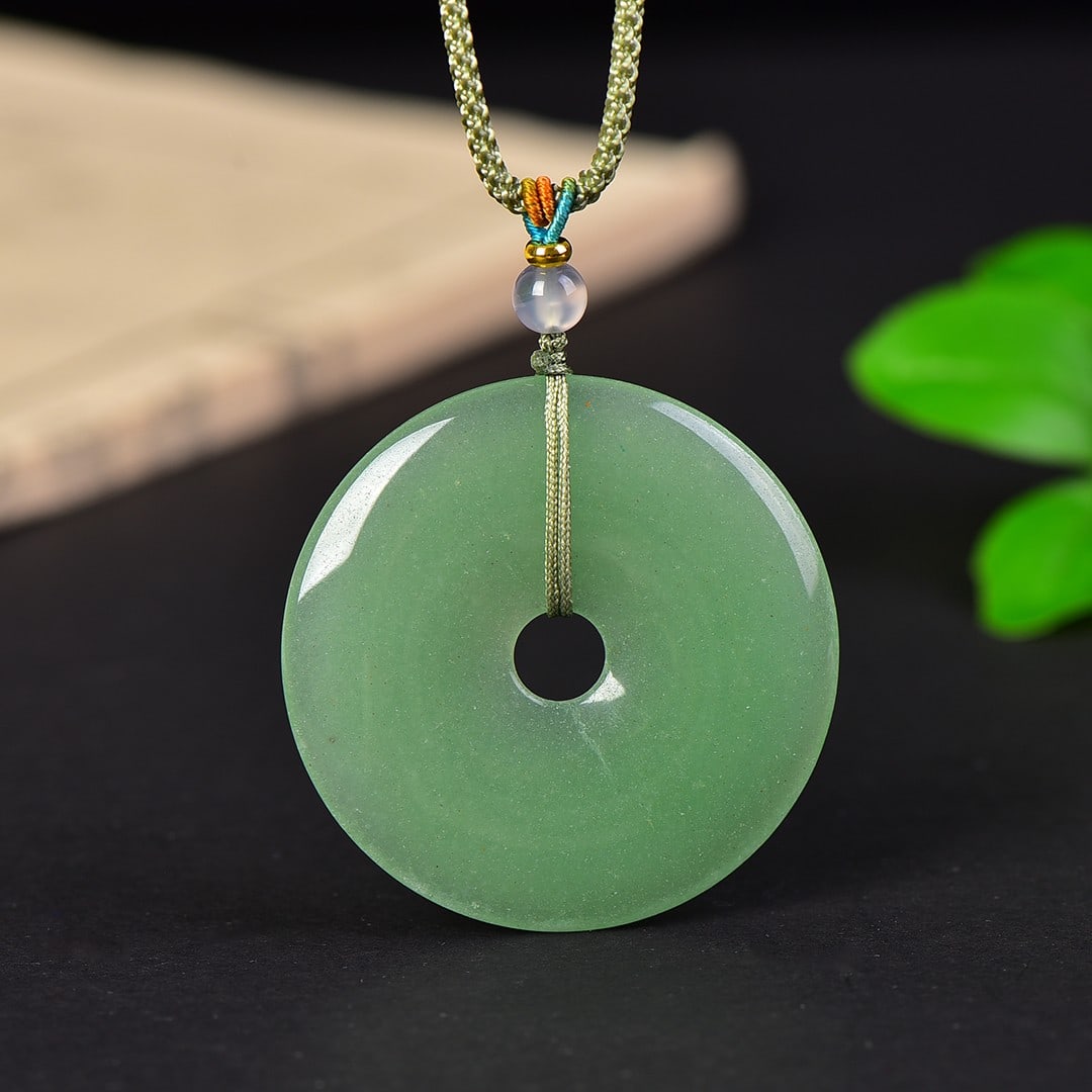 An Exquisite Greenish Jade Pendant: An Exquisite Greenish Jade Pendant,Size:1.9inx1.9in 青玉挂件