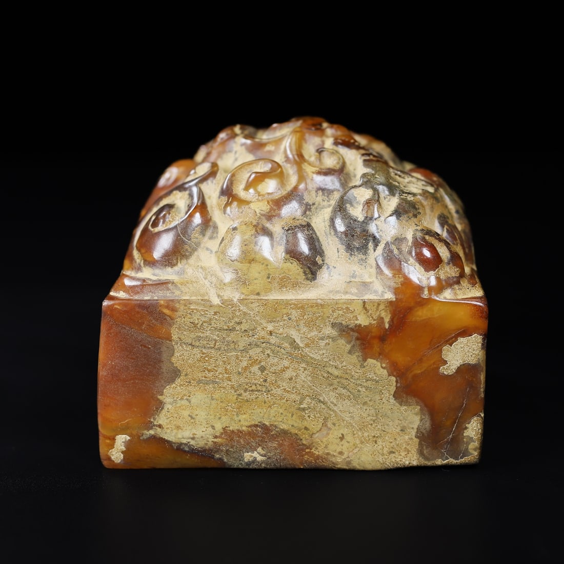 An Exquisite White Jade Dragon Pattern Seal - 6