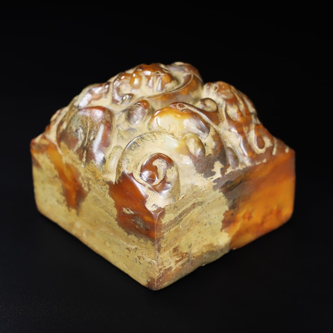 An Exquisite White Jade Dragon Pattern Seal - 9