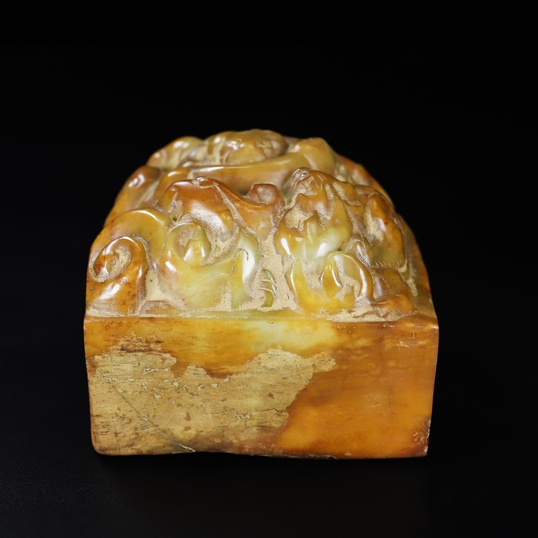 An Exquisite White Jade Dragon Pattern Seal - 2