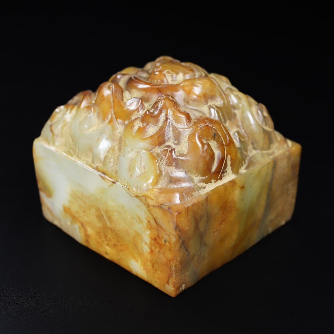 An Exquisite White Jade Dragon Pattern Seal - 4