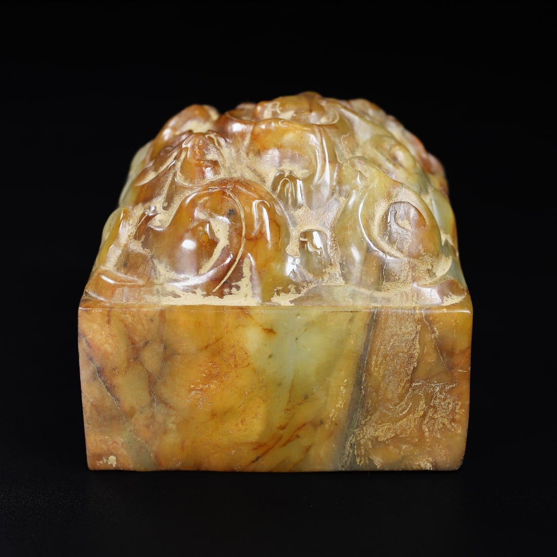 An Exquisite White Jade Dragon Pattern Seal - 5