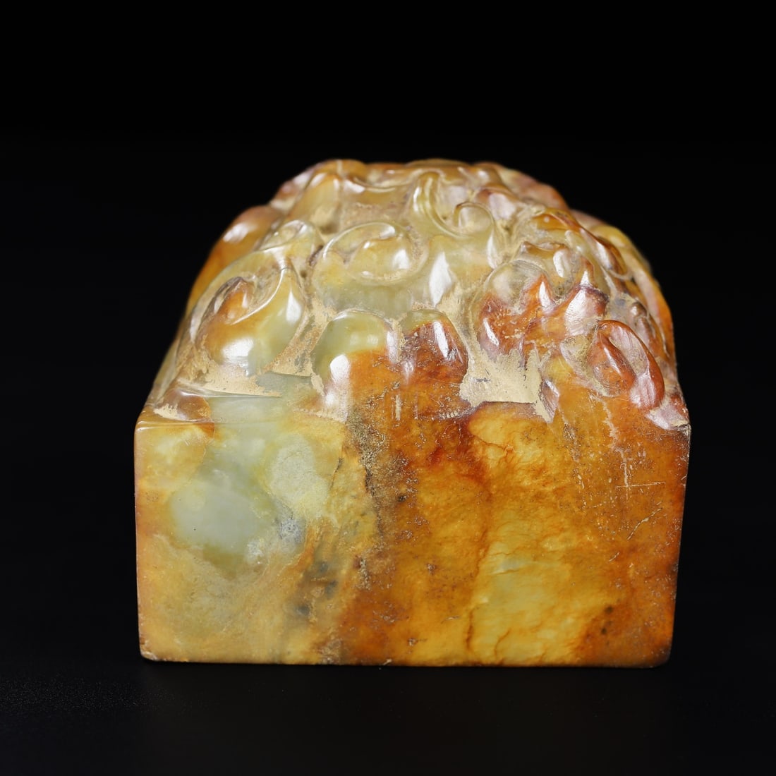 An Exquisite White Jade Dragon Pattern Seal - 7