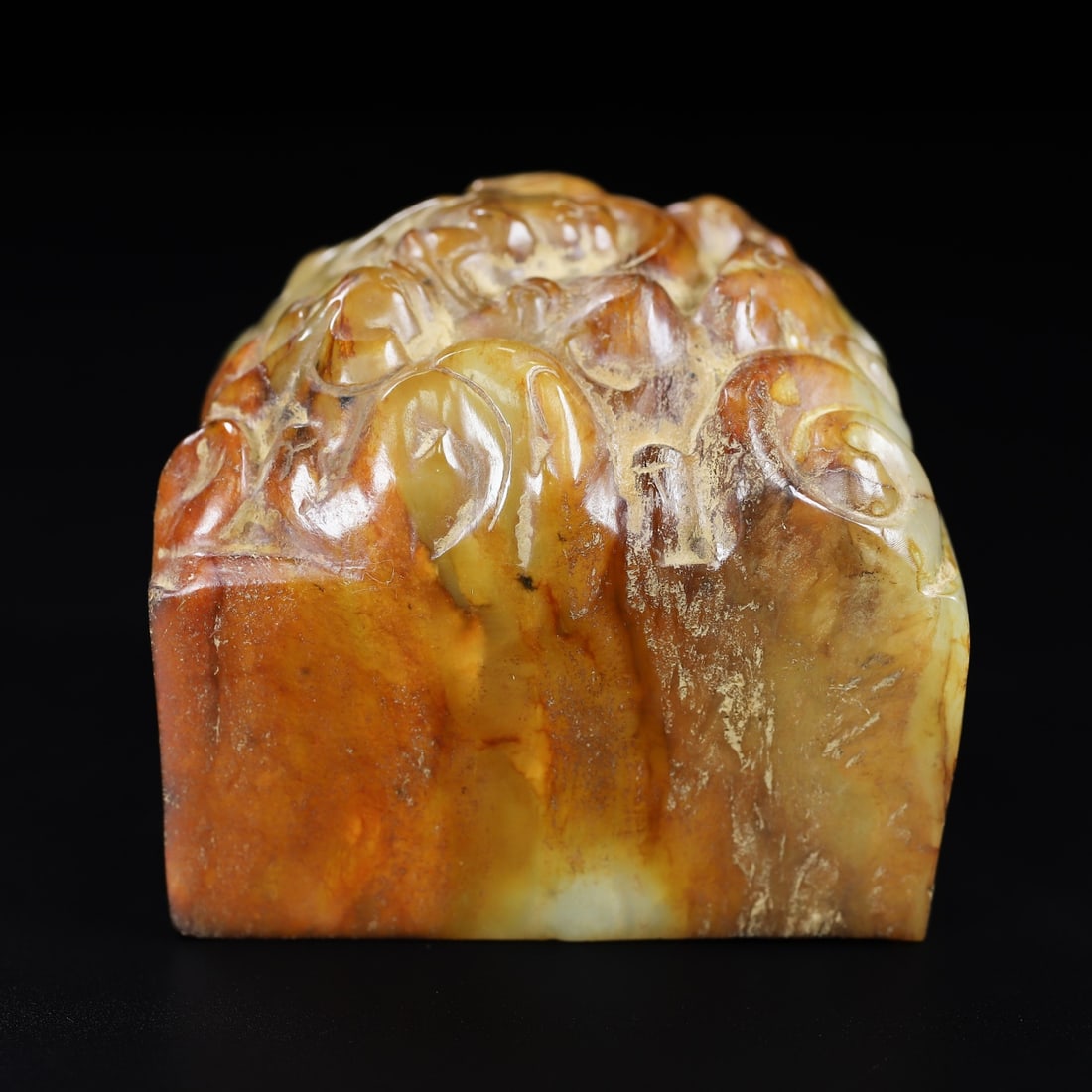 An Exquisite White Jade Dragon Pattern Seal - 8