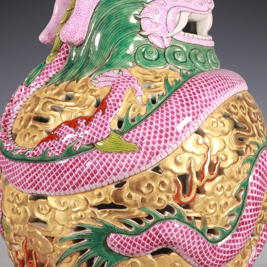An Exquisite Enamel Dragon Pattern Censer - 7