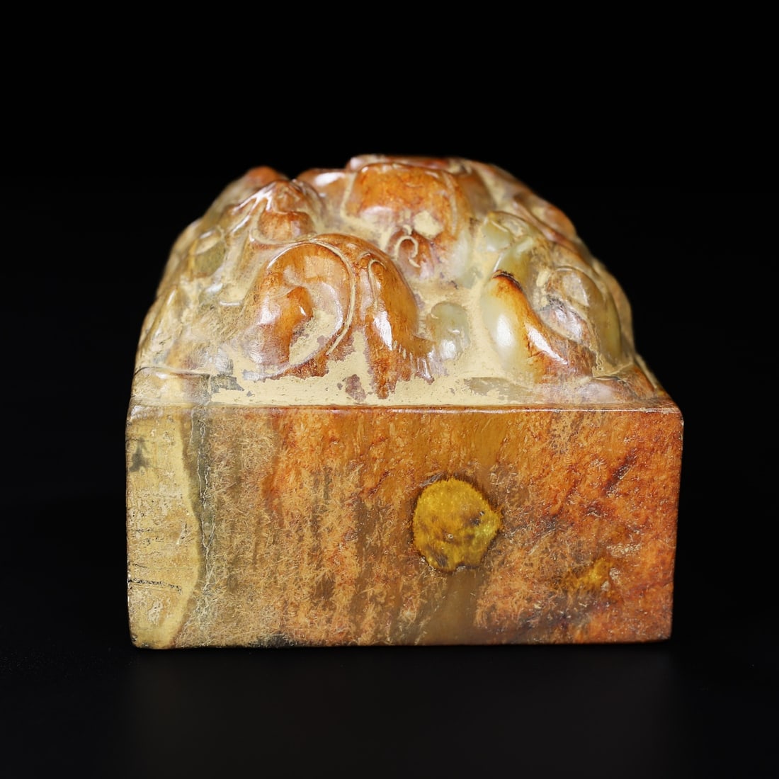 An Exquisite White Jade Dragon Pattern Seal - 5