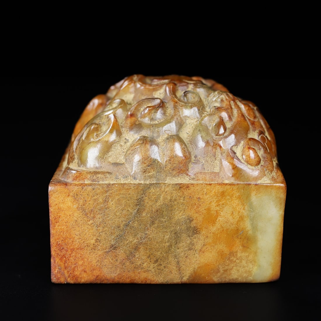 An Exquisite White Jade Dragon Pattern Seal - 7