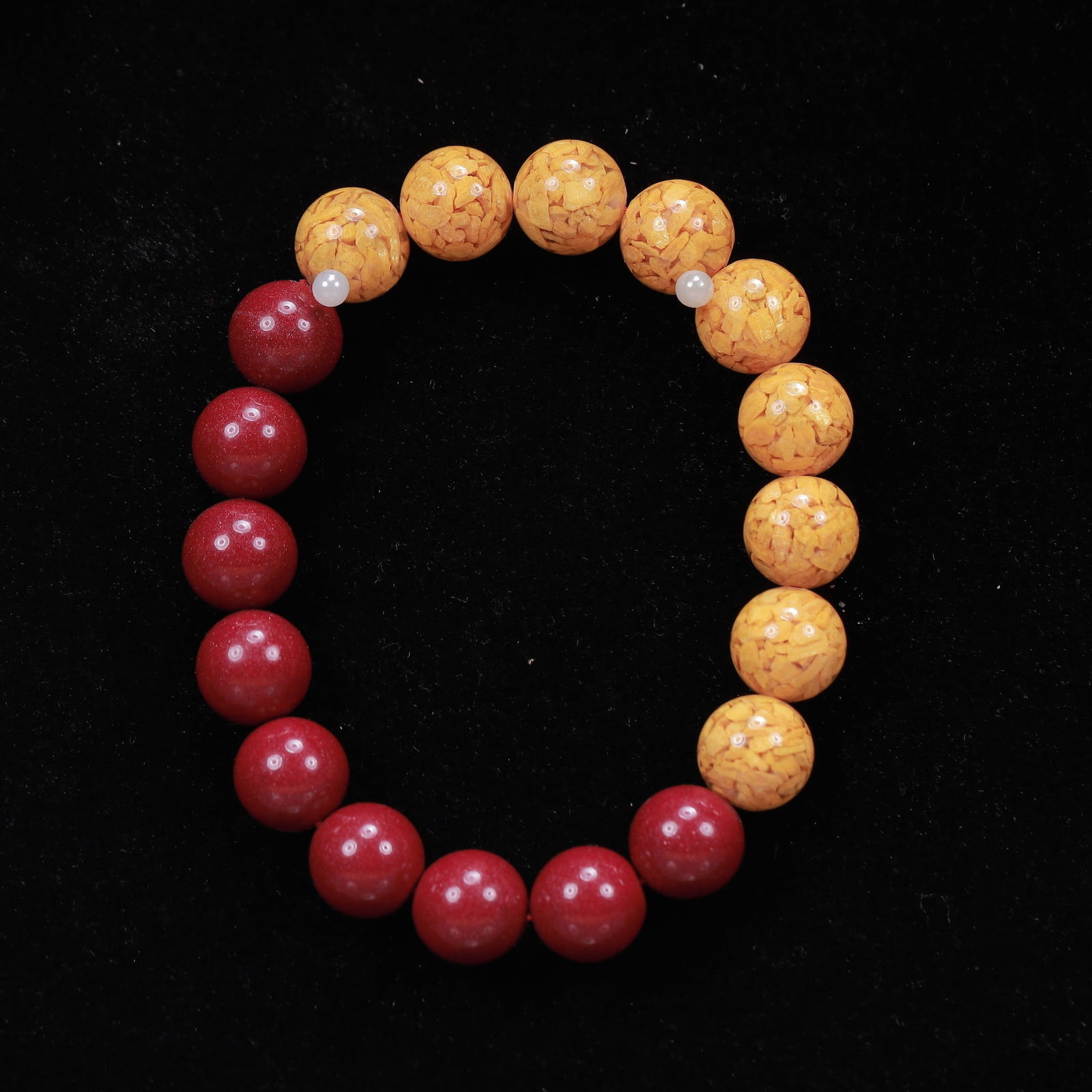 An Exquisite Cinnabar Bracelets - 3