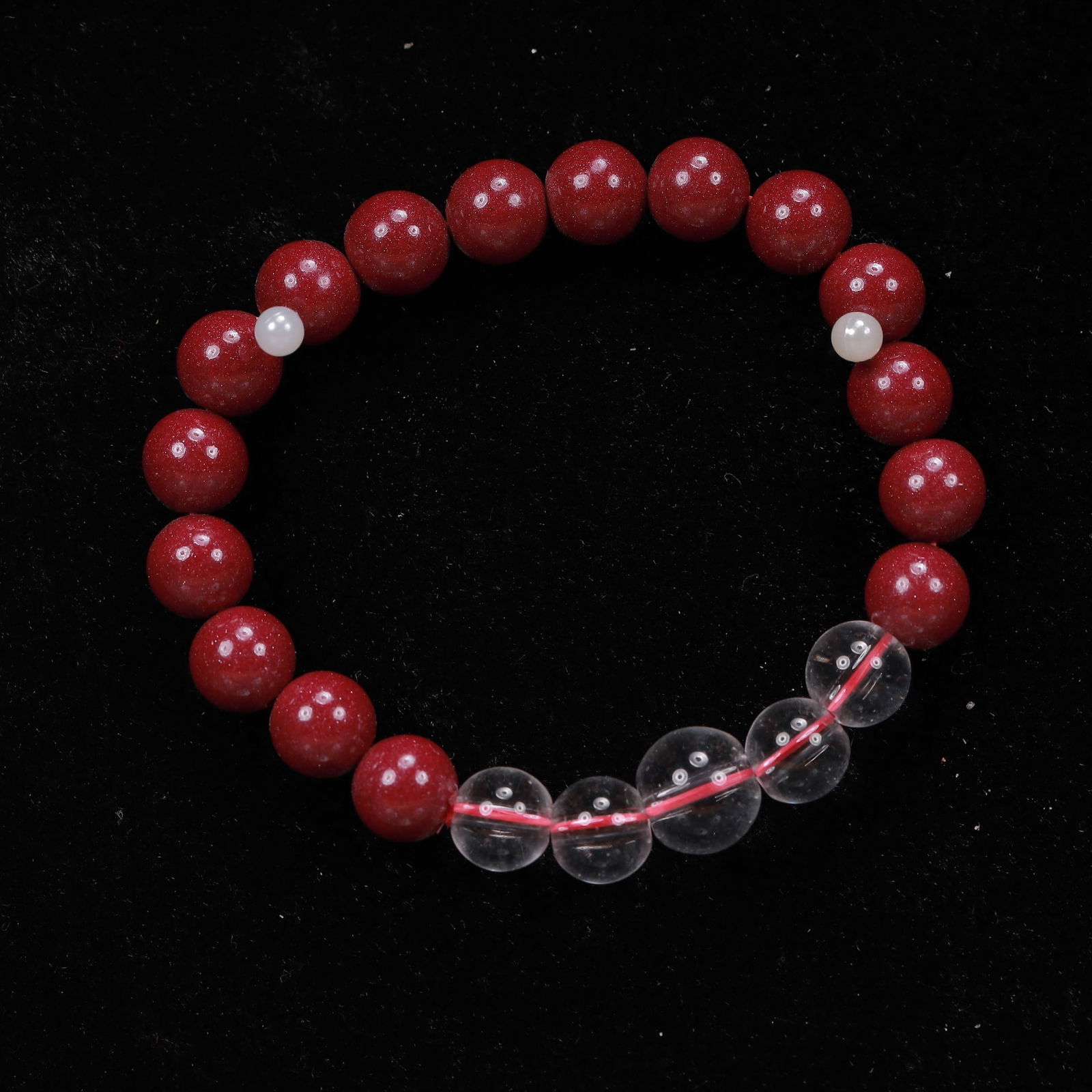 An Exquisite Cinnabar Bracelets - 2