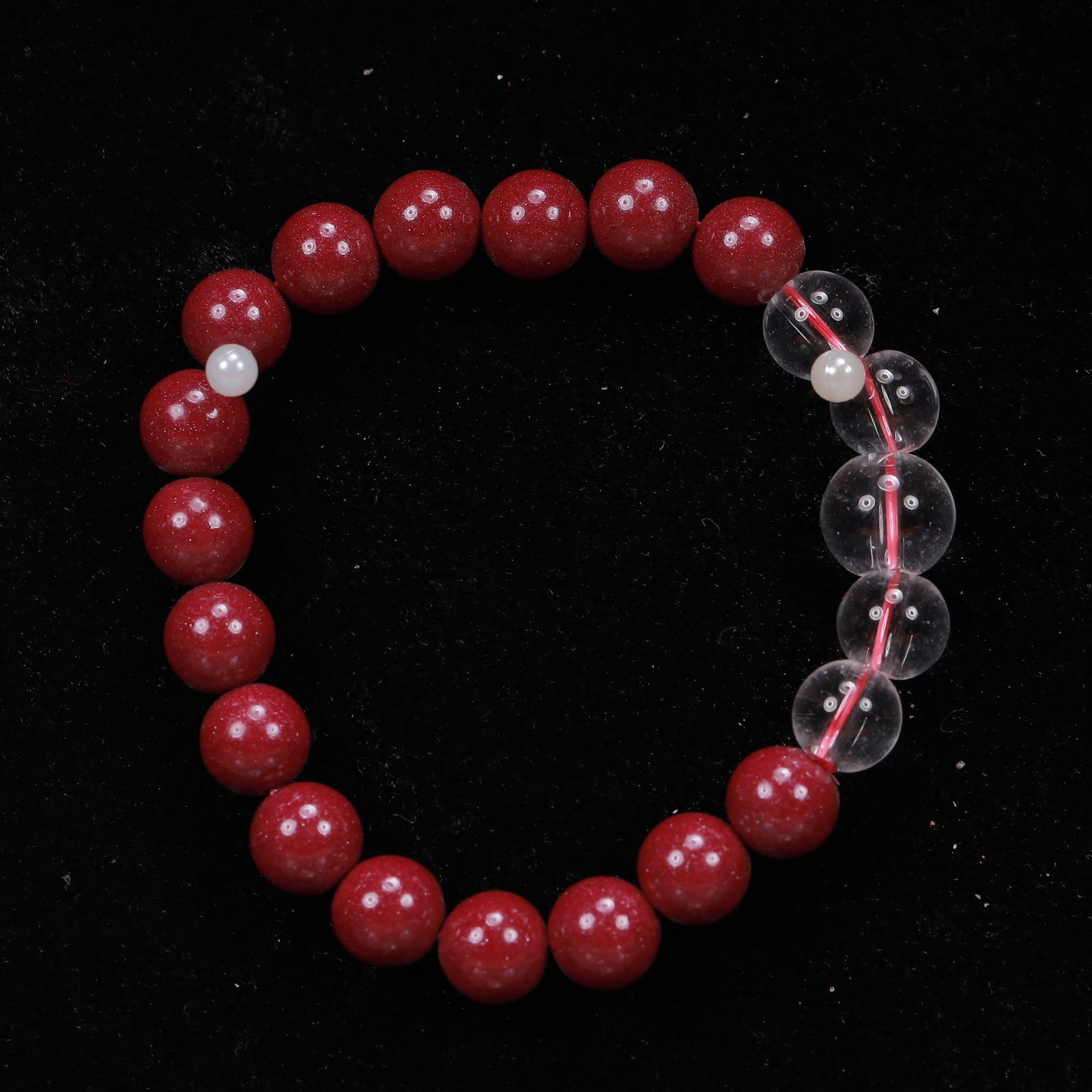 An Exquisite Cinnabar Bracelets - 3
