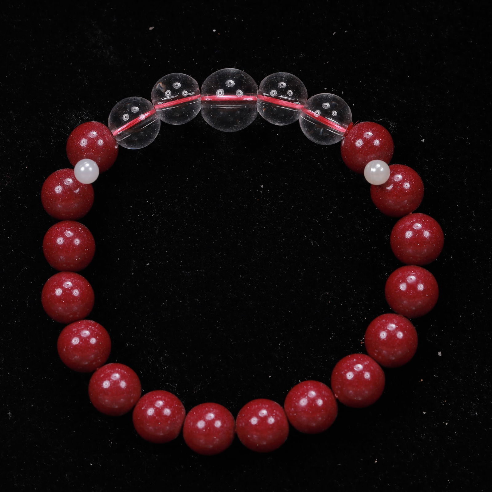 An Exquisite Cinnabar Bracelets - 4