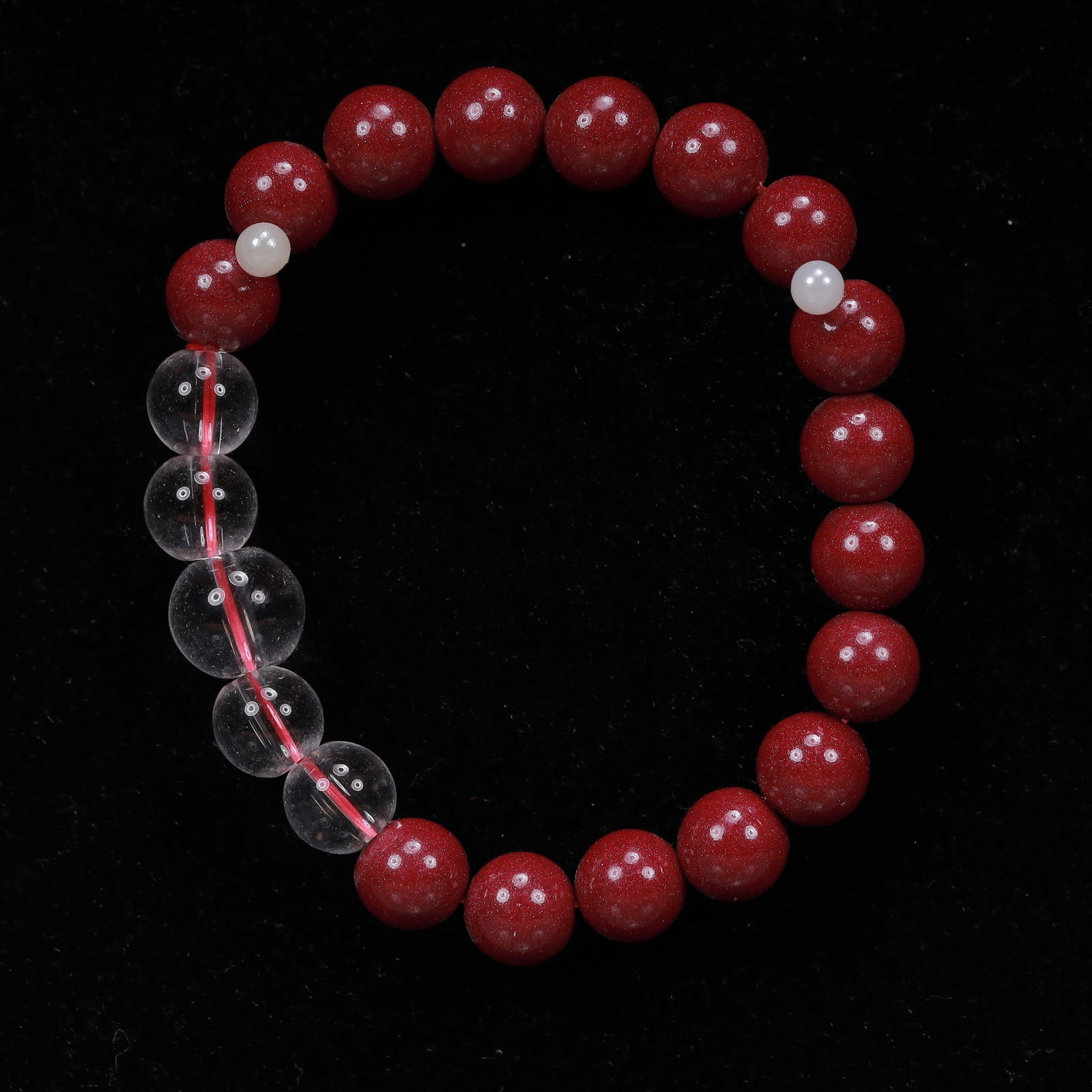 An Exquisite Cinnabar Bracelets - 5