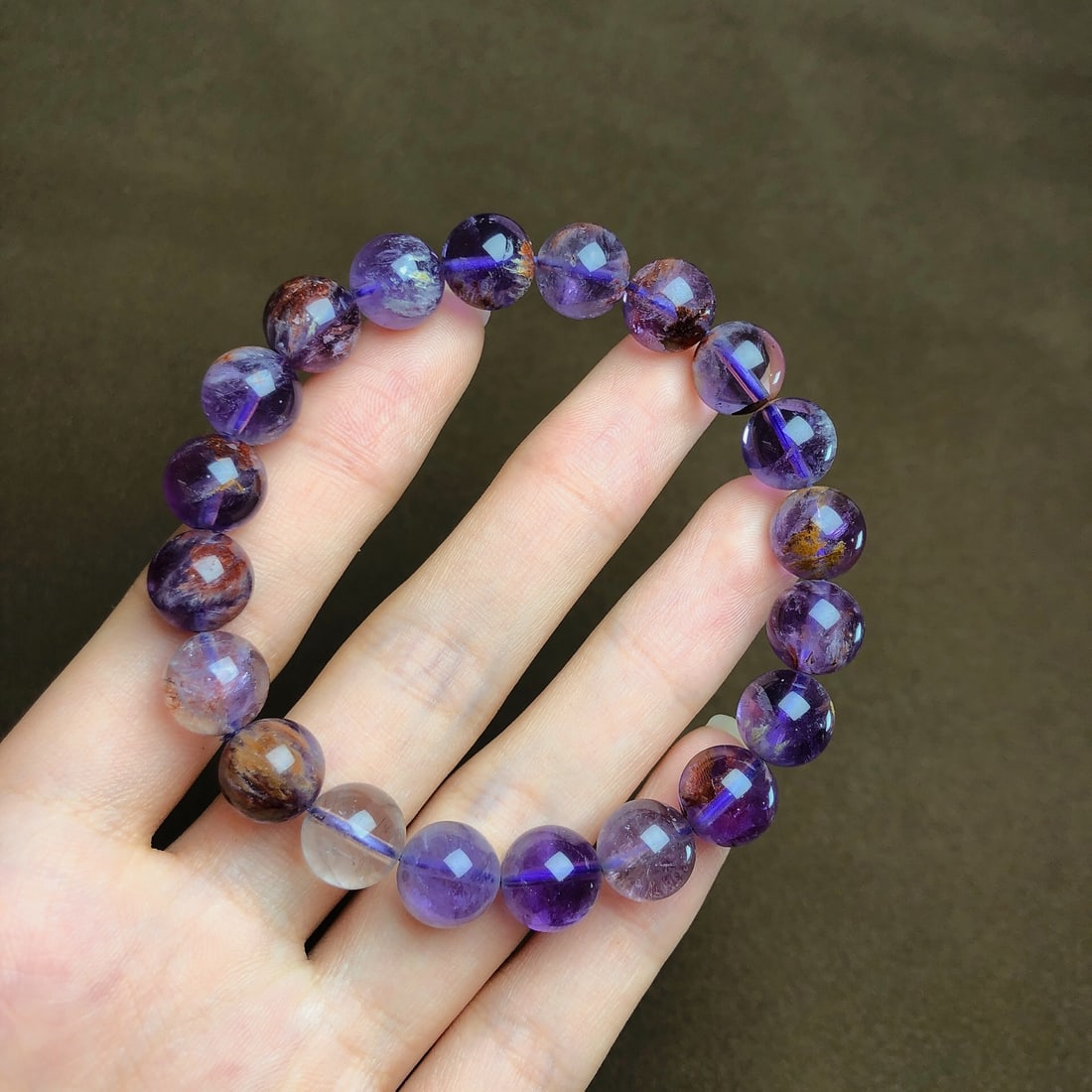 An Exquisite Crystal Bracelets: An Exquisite Crystal Bracelets,Size:10mm,Weight:27.5g 水晶手串